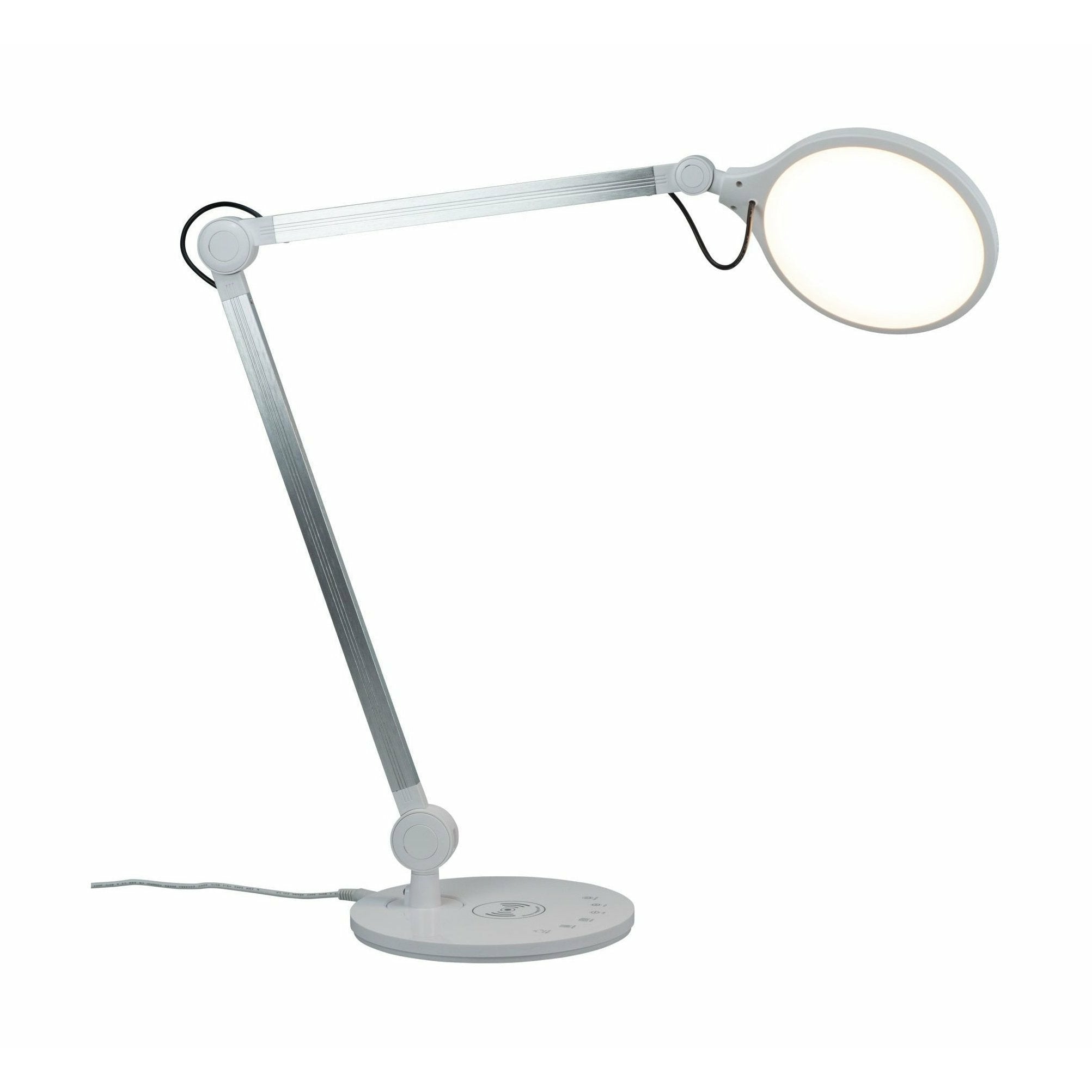 Kancelářská stolní lampa Dyberg Larsen, bílá