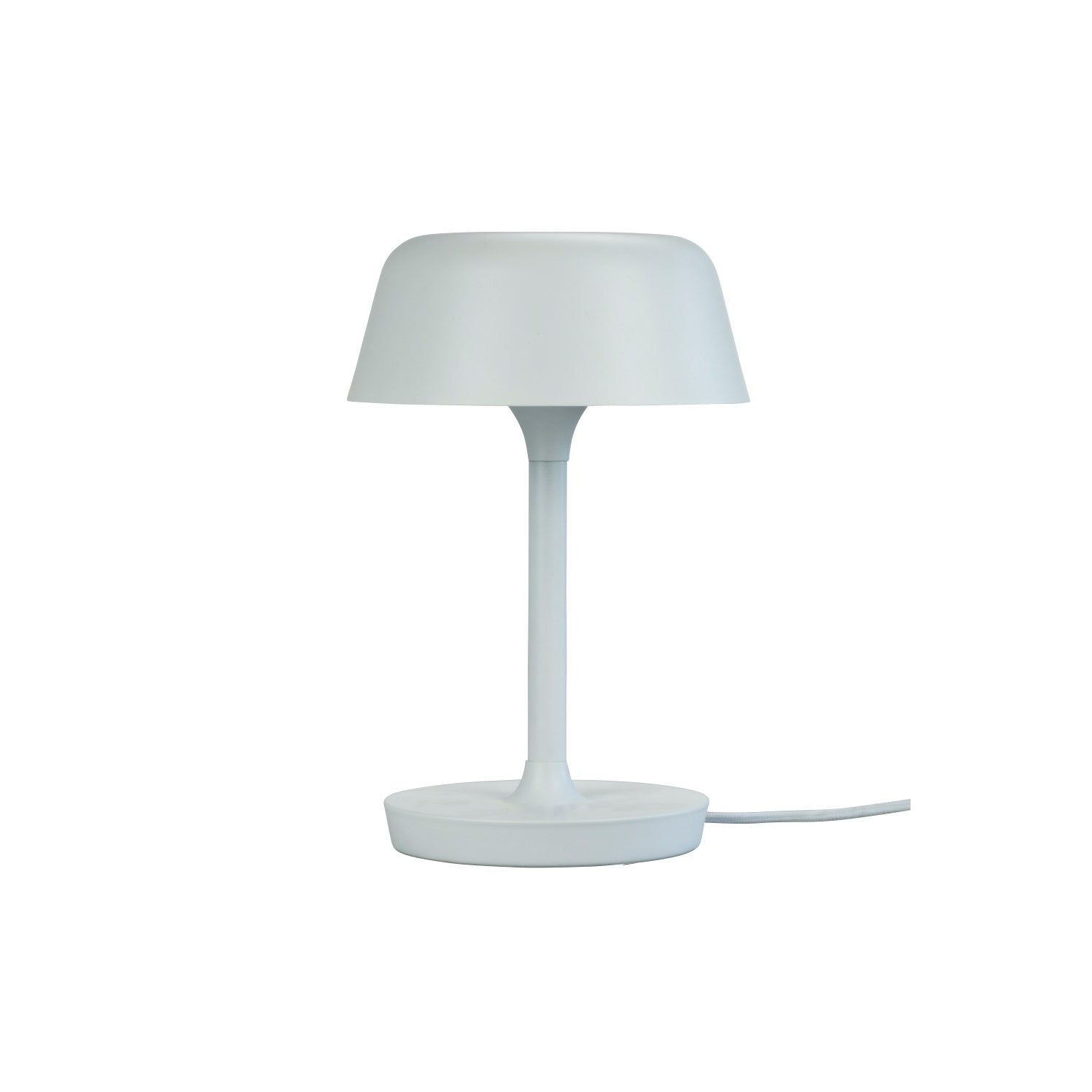 Dyberg Larsen Valencia LED stolní lampa s drátem, bílá/mosaz