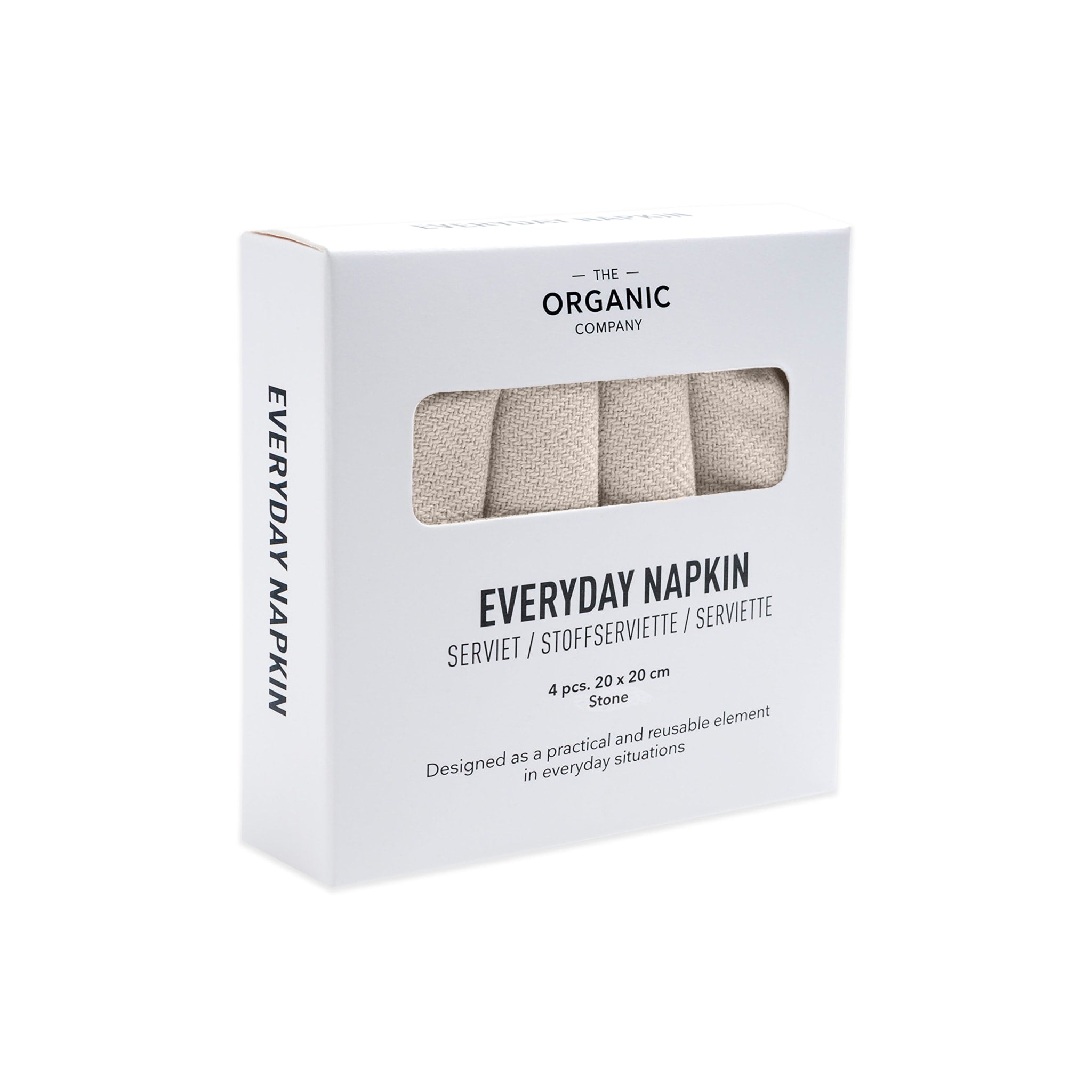 The Organic Company Everyday Napkin, Stone