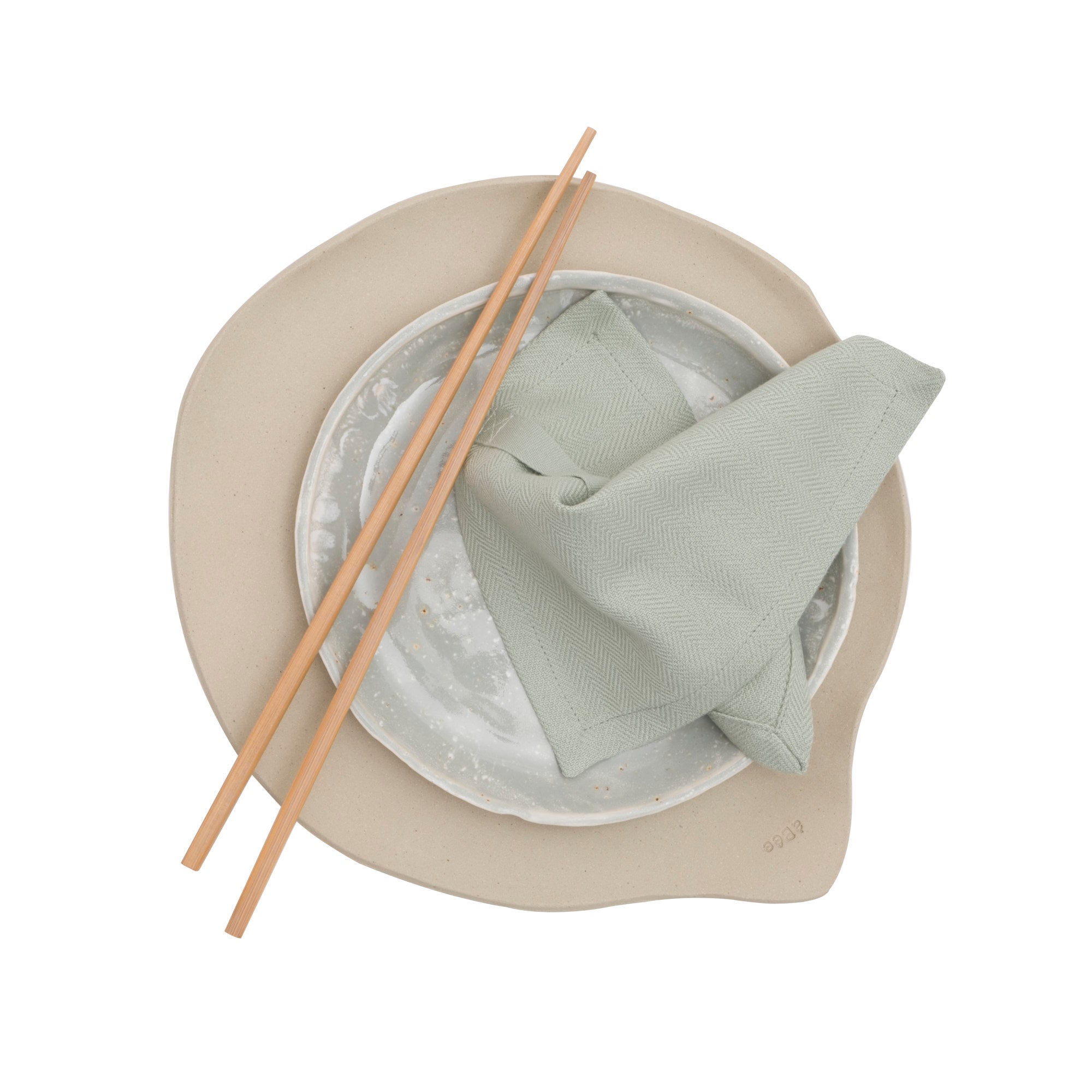 The Organic Company Everyday Napkin, Dusty Mint