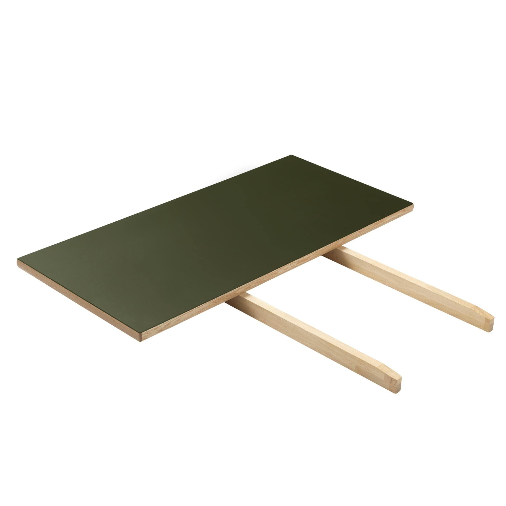 FDB Møbler C35 Extension Plate Oak/Olive Linoleum, 45 cm