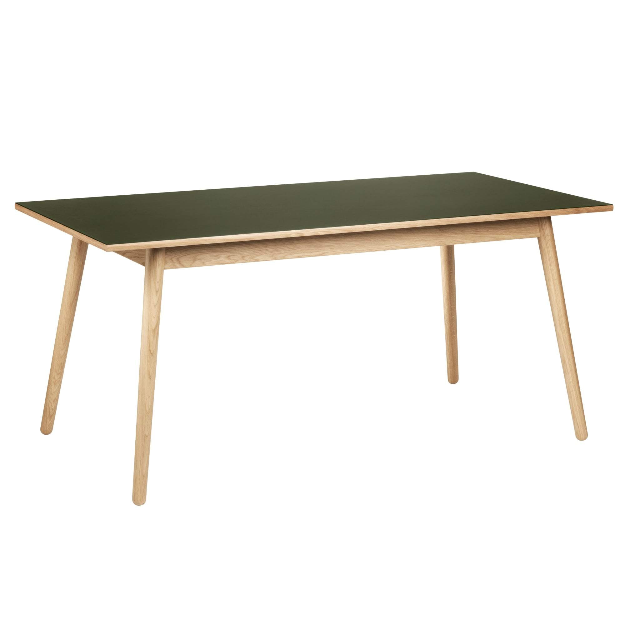 FDB Møbler C35 B Jídelní stůl dub, Olives Linoleum, 160 cm