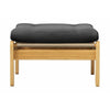 FDB Møbler J113 Footstool, tmavě šedá 60153