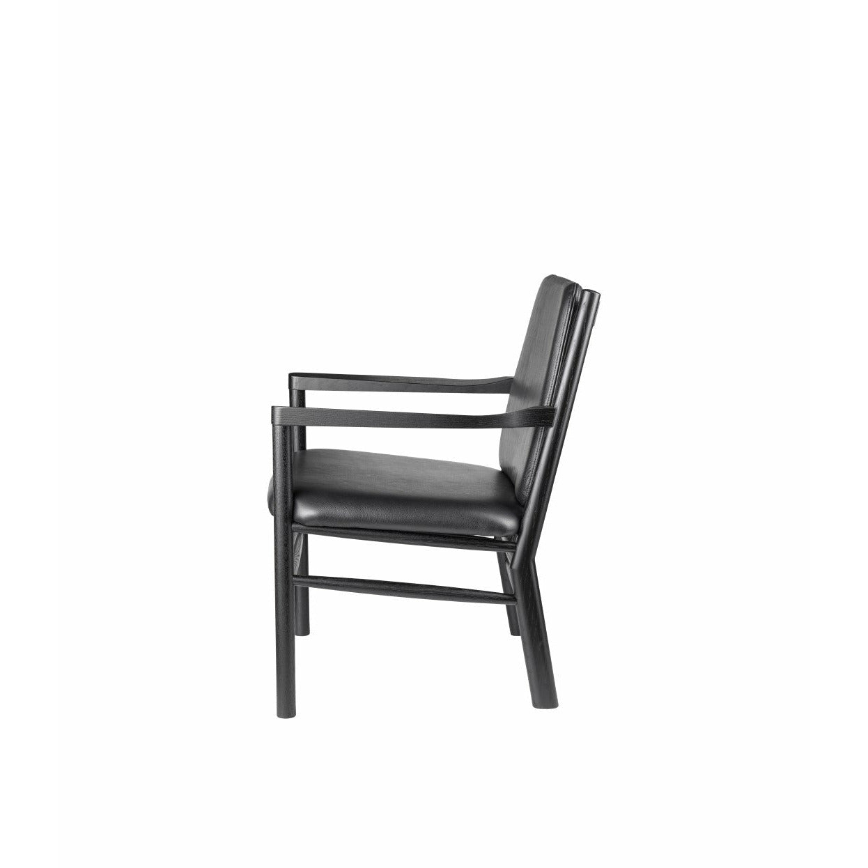 Fdb Møbler J147 Armchair, Black/Black