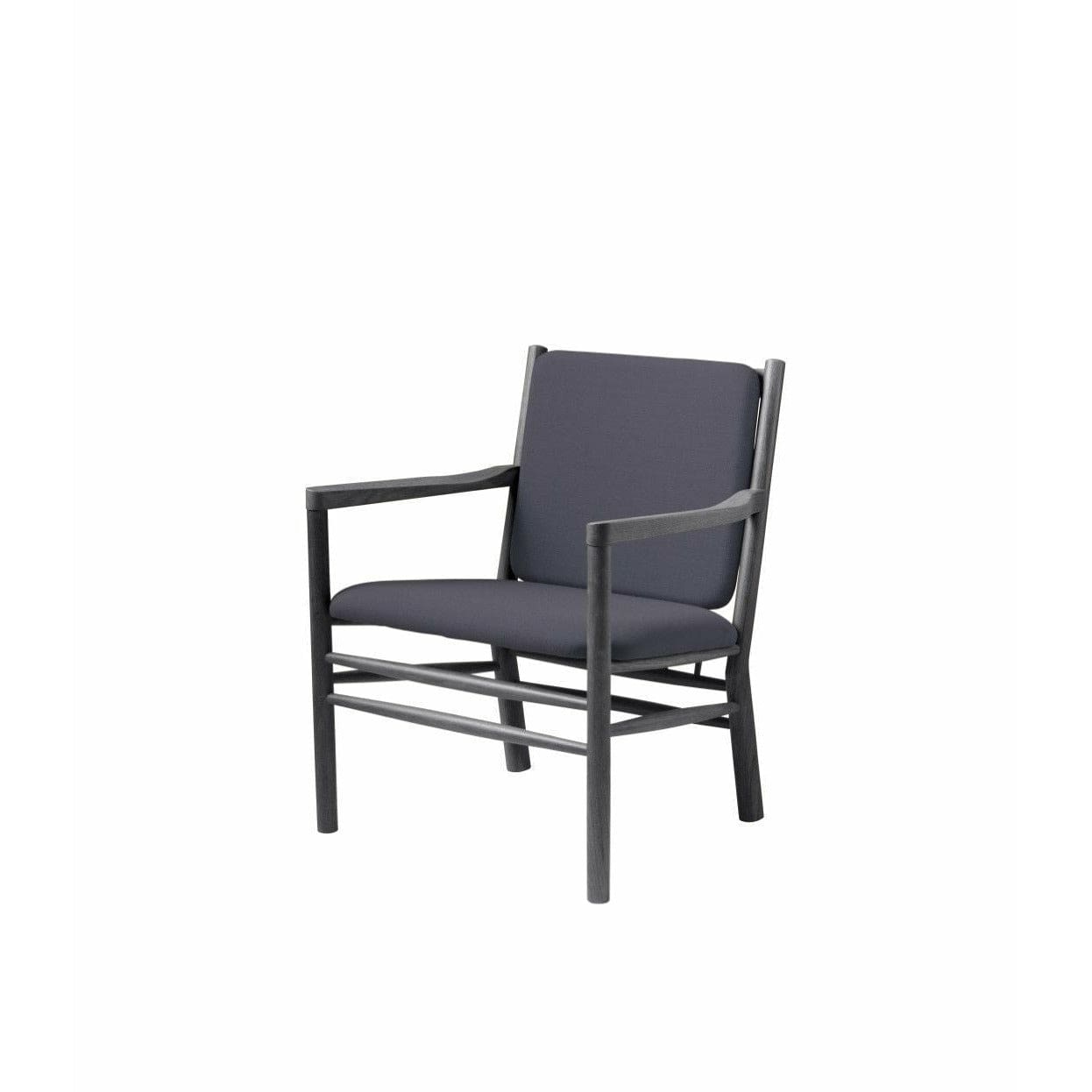 Fdb Møbler J147 Armchair, Black/Dark Blue