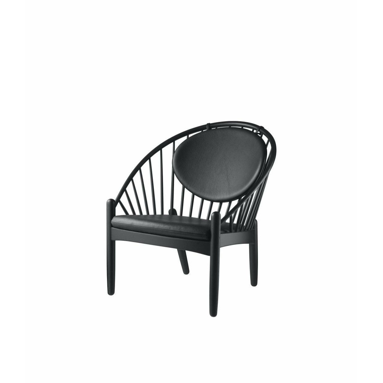 Fdb Møbler J166 Jørna Chair, Black/Black