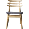 Fdb Møbler J48 Dining Table Chair, Oak, Anthracite Textile Seat