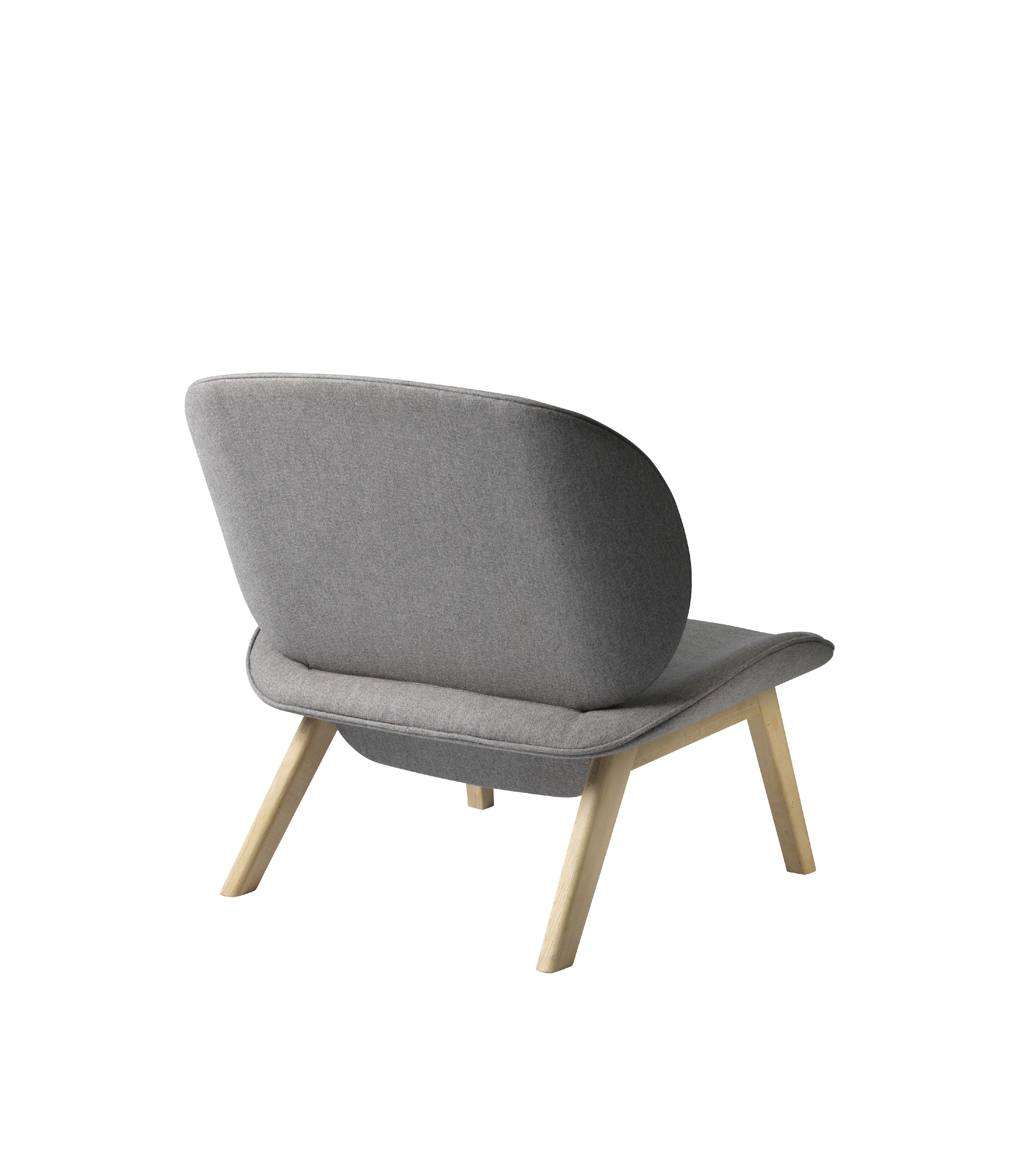 Fdb Møbler L32 Suru Lounge Chair, Oak/Grey