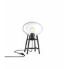  U4 HITI STALL LAMP Clear Glass Black/Black