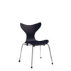 Fritz Hansen 3108 Children's Lily Chair, Colored Veneer Ash/Midnight Blue