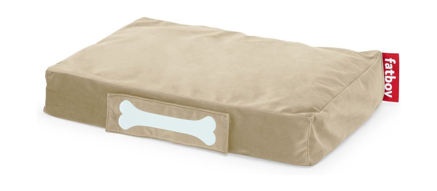 Fatboy Doggielounge Velvet Dog Cushion Recycled Small, Camel