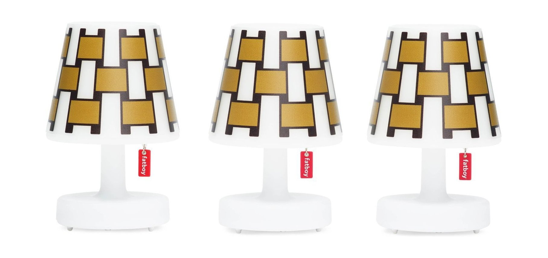 Fatboy Edison The Mini Cappie Lamp Shades sada 3 košů, zlatý med