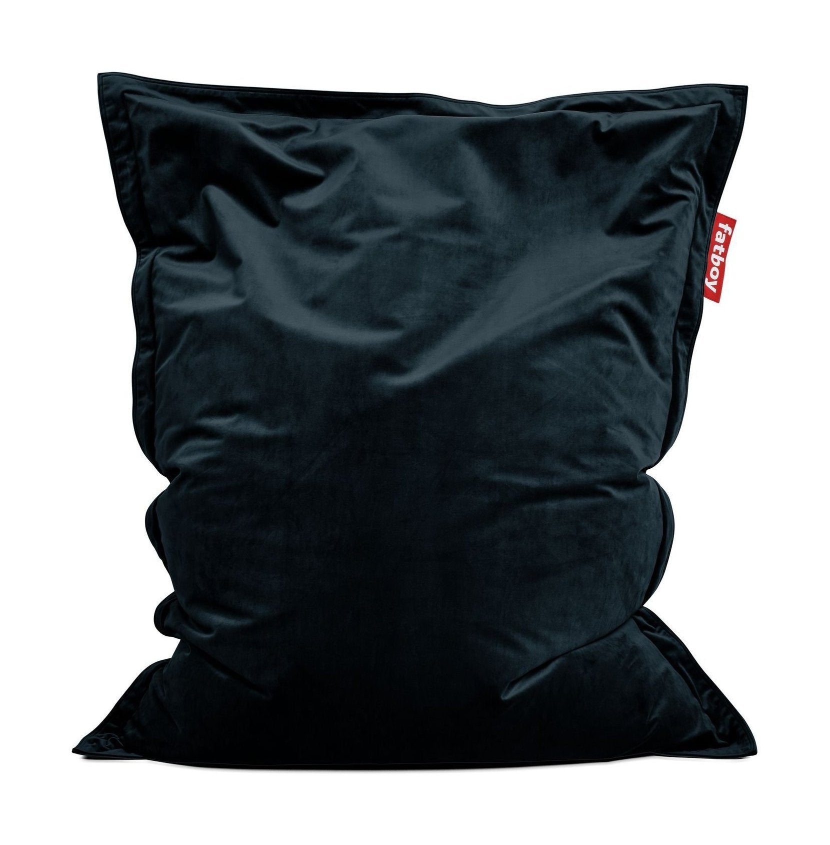 Fatboy Original Slim Velvet Recycled Beanbag, Dark Blue