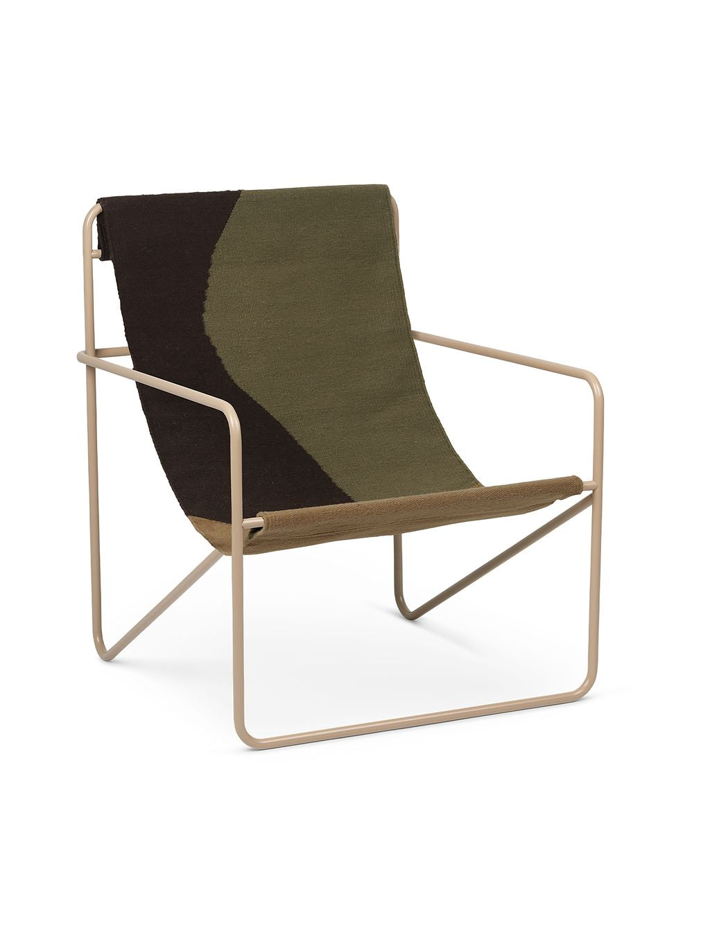 Ferm Living Desert Lounge Chair, Kašmír/duna