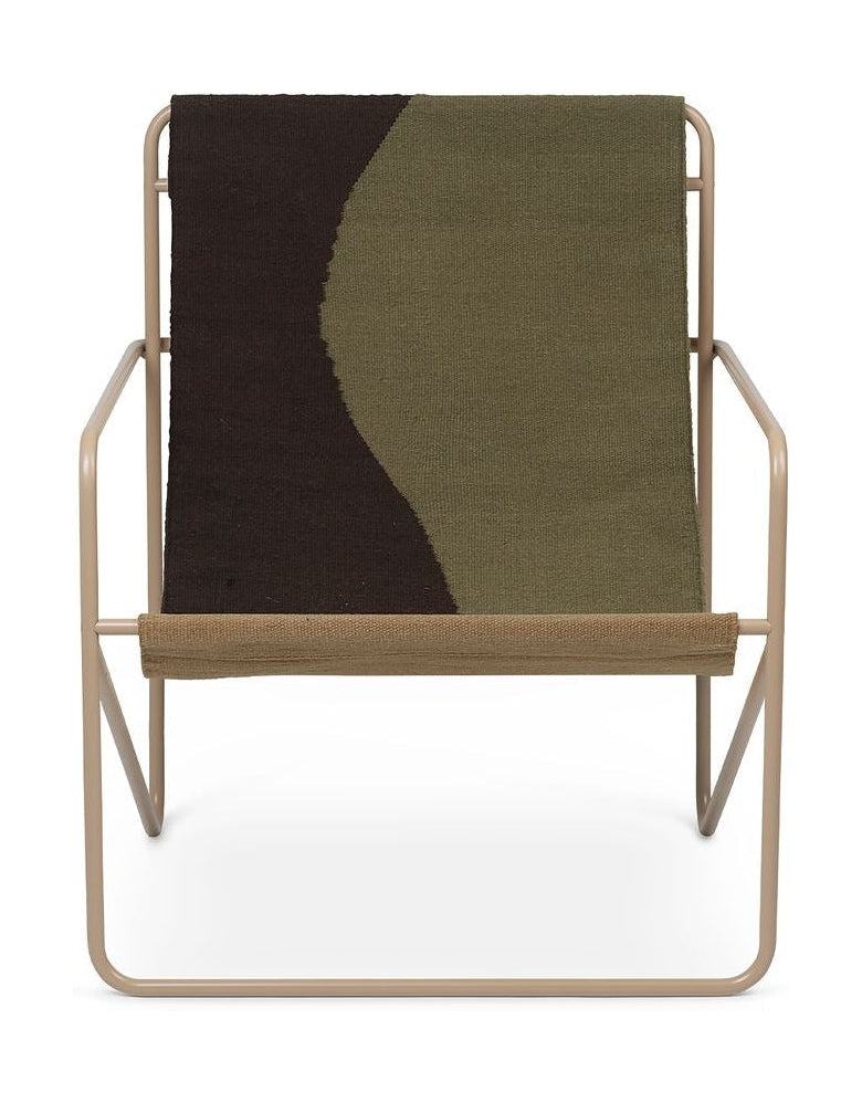 Ferm Living Desert Lounge Chair, Kašmír/duna