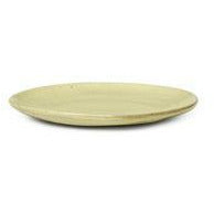 Ferm Living Flow Plate Yellow Speckle, ø15cm