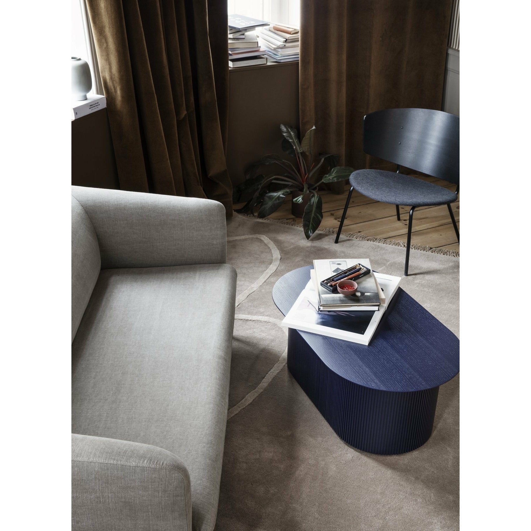 Ferm Living Herman Lounge Chair, černá