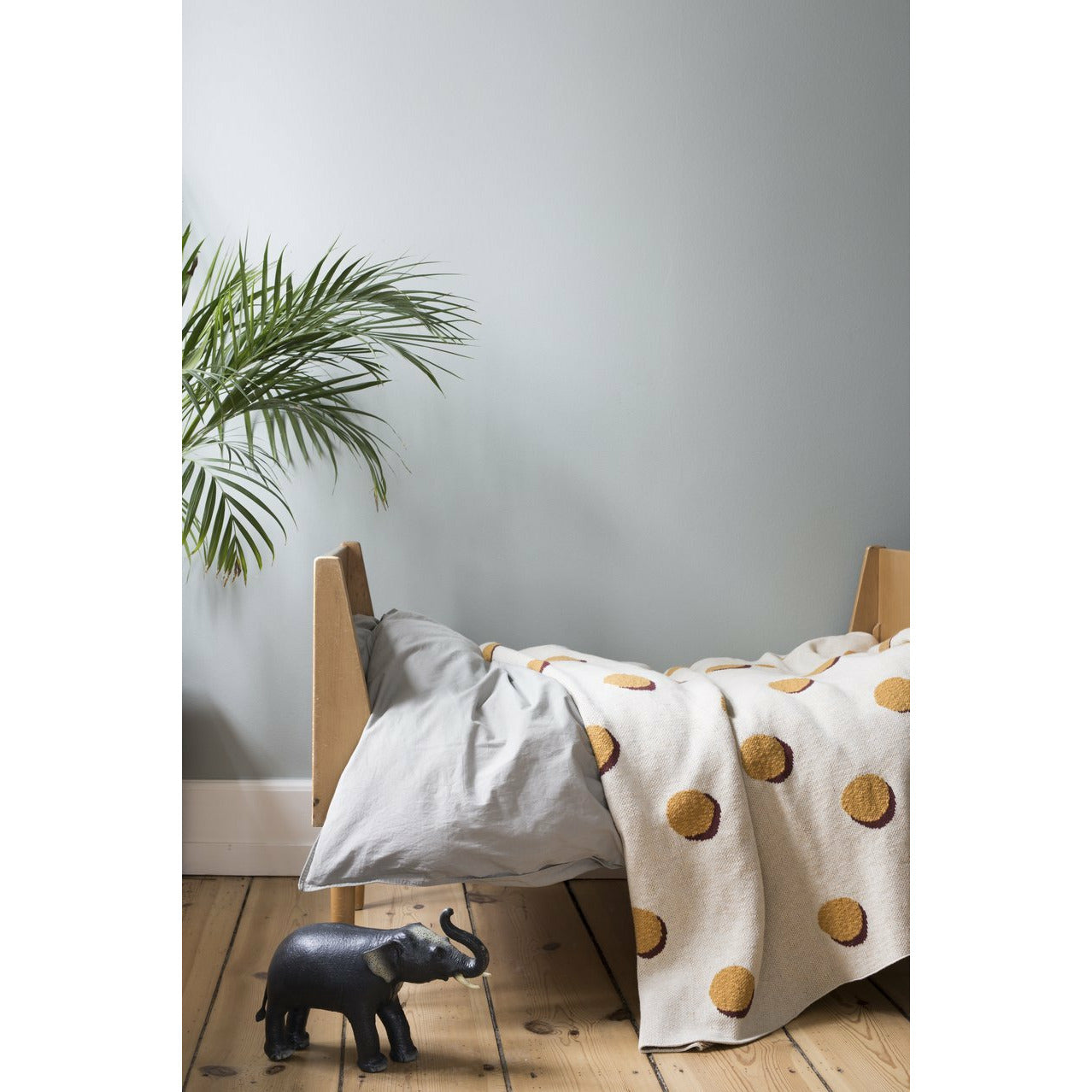 Ferm Living Mint Dot Bed Linen, junior