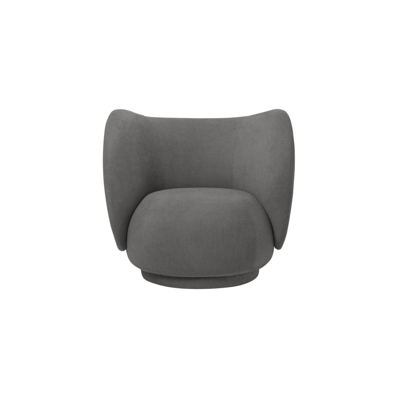 Ferm Living Rico Lounge Armchair Brushed, Grey