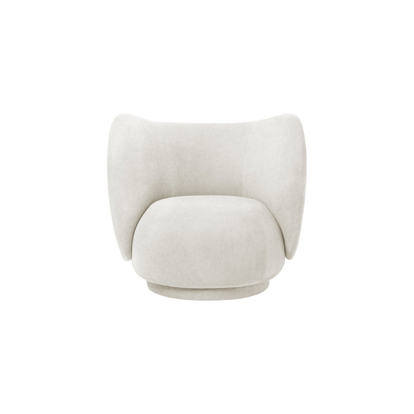 Ferm Living Rico Lounge Armchair Brushed, Off White