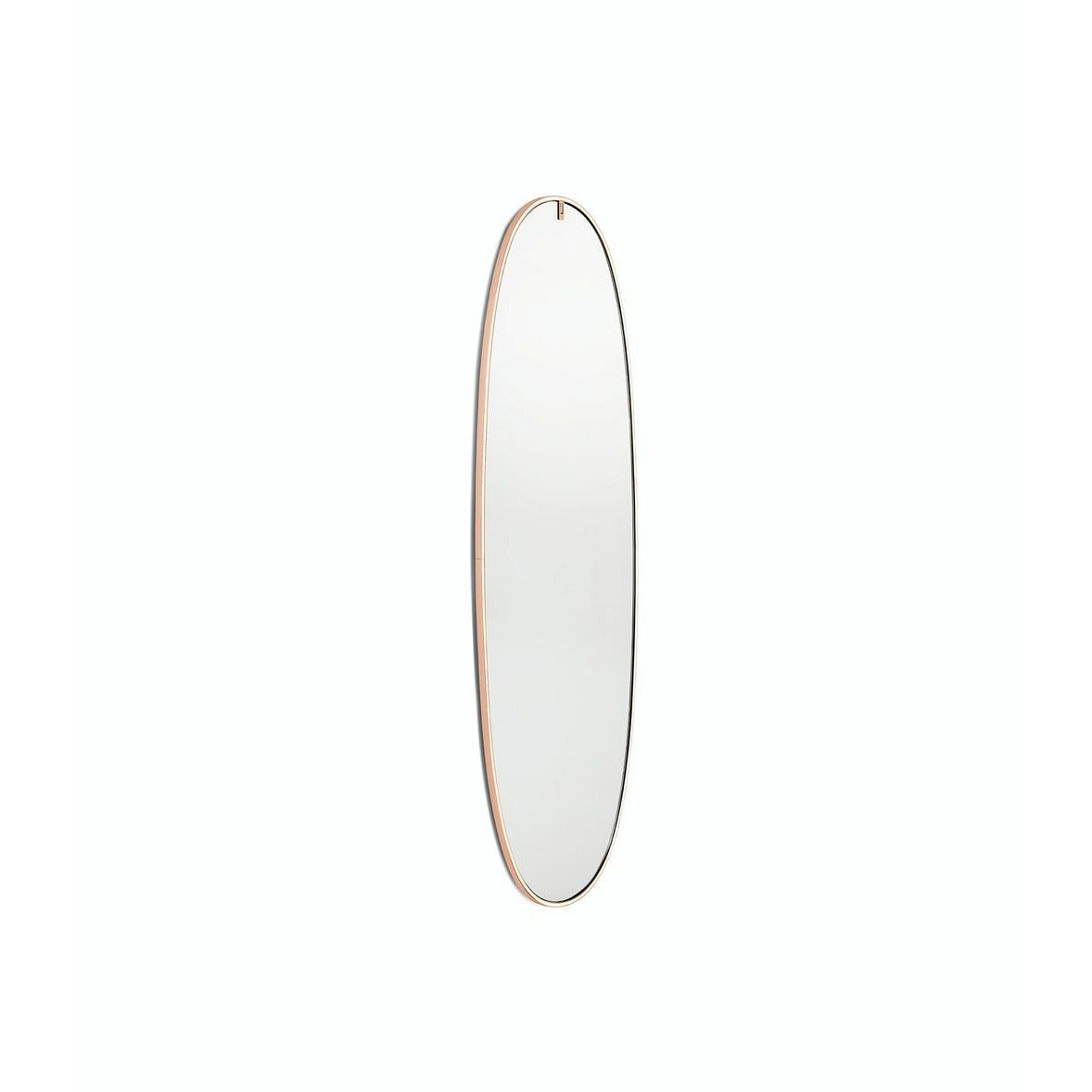 FLOS LA Plus Belle Mirror s integrovaným osvětlením, kartáčovaná měď