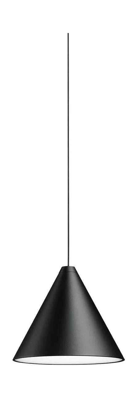 Flos String String Light Cone Pot Pendulum Dimmable 22 m, černá