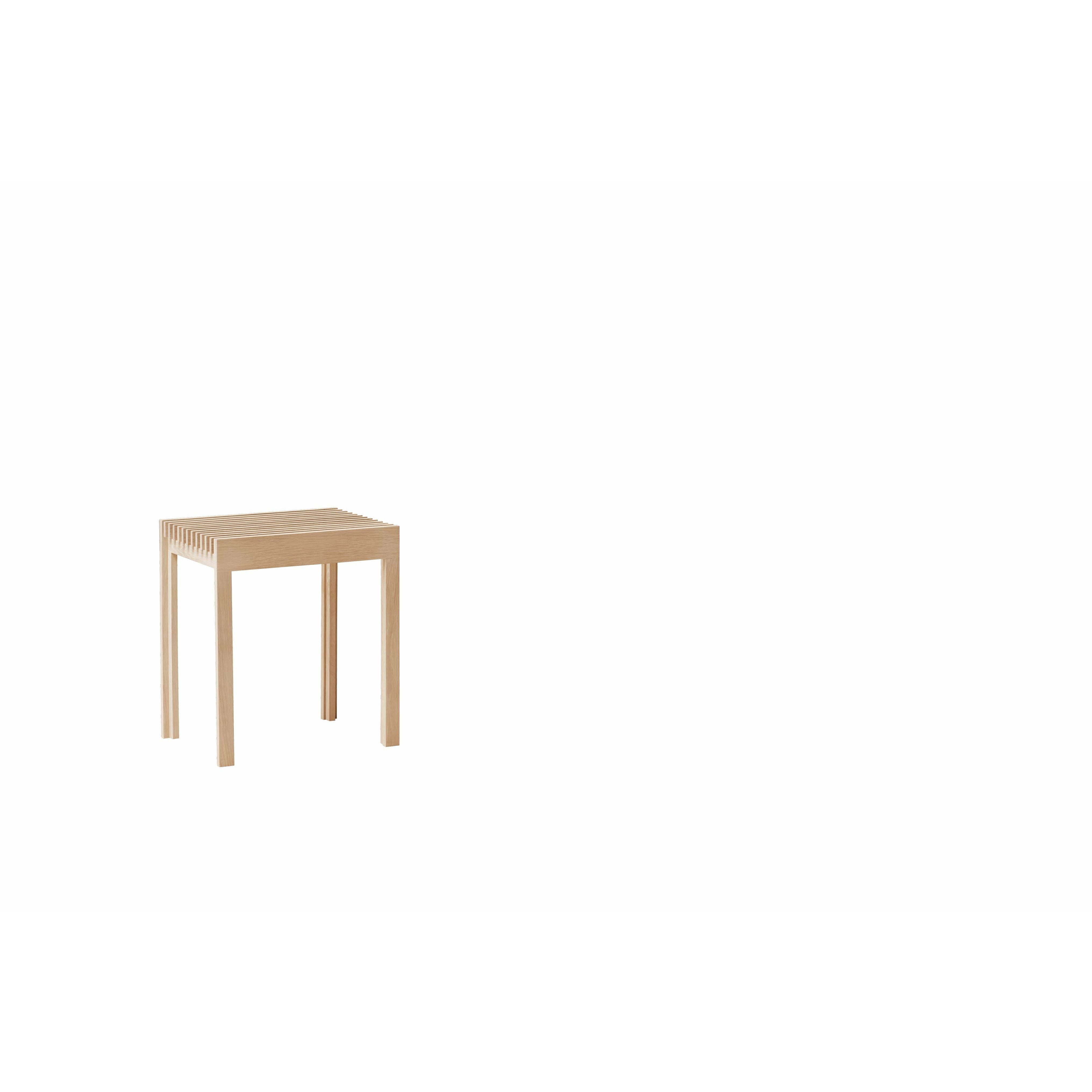 Form & Refine Lehká stolička. Bílý dub