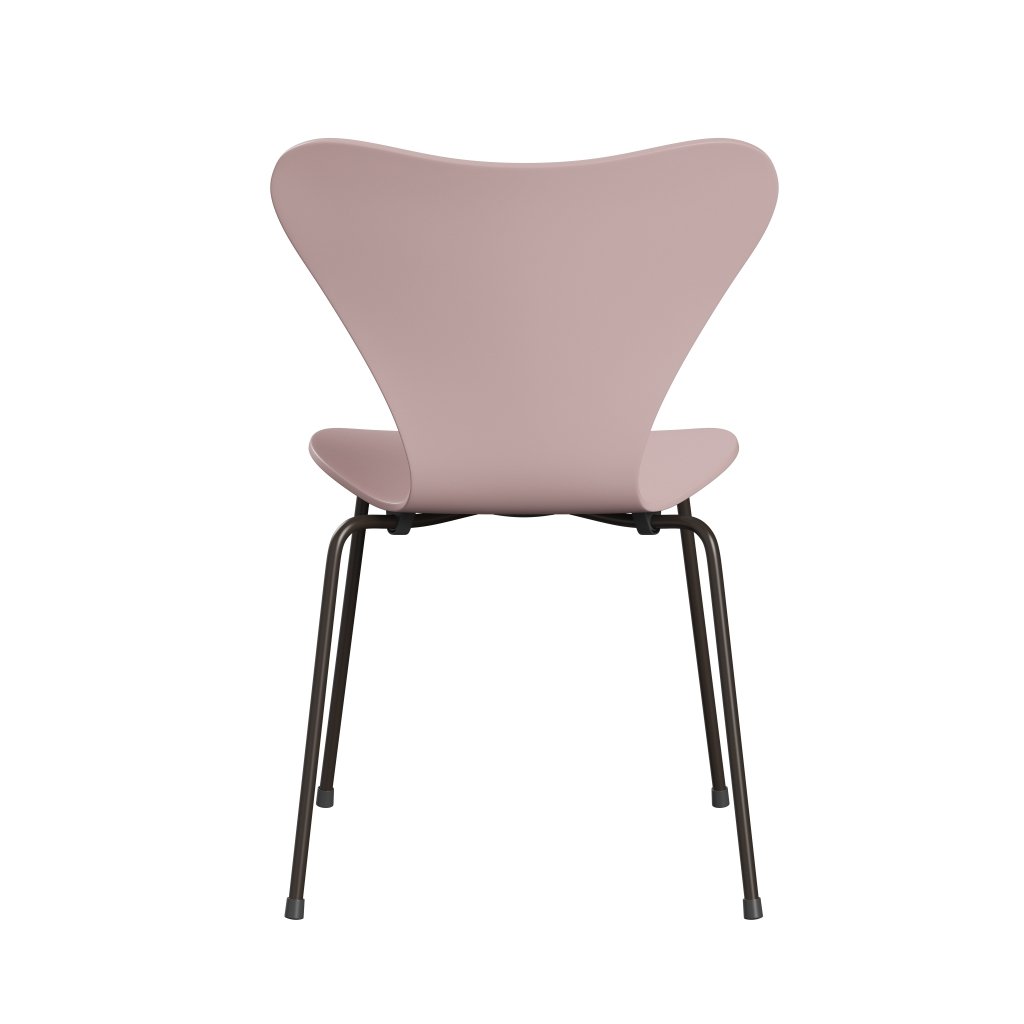 Fritz Hansen 3107 židle Unuppolstered, Brown Bronz/Lacquered Pale Rose