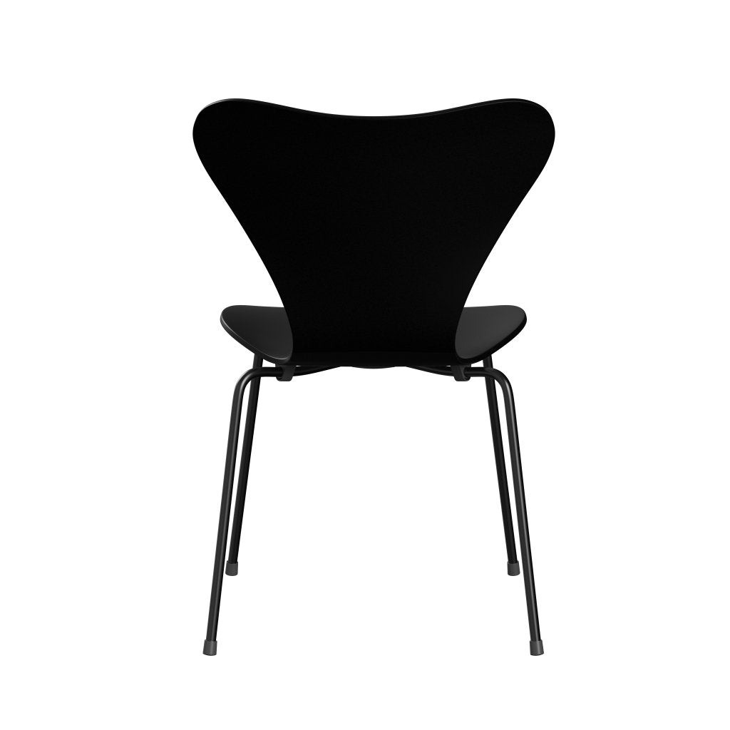 Židle Fritz Hansen 3107 Unuppolstered, Black/Lacquered Black