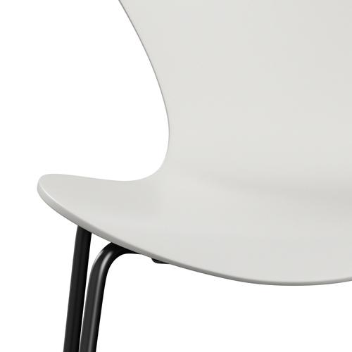 Židle Fritz Hansen 3107 Unuppolstered, Black/Lacquered White