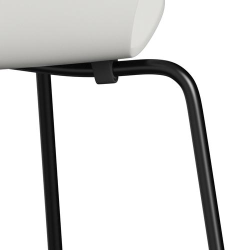 Židle Fritz Hansen 3107 Unuppolstered, Black/Lacquered White