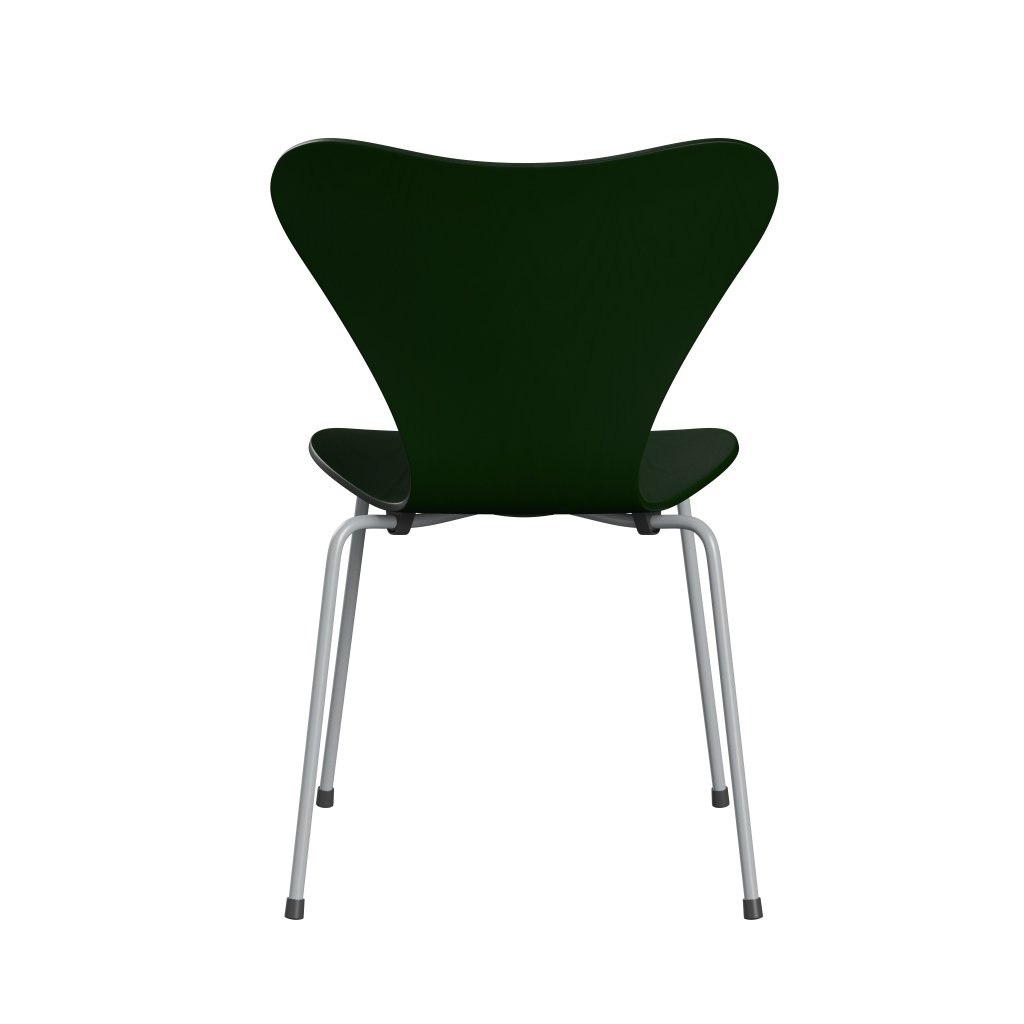 Židle Fritz Hansen 3107 Unuppolstered, Silver Grey/Dared Ash Evergreen