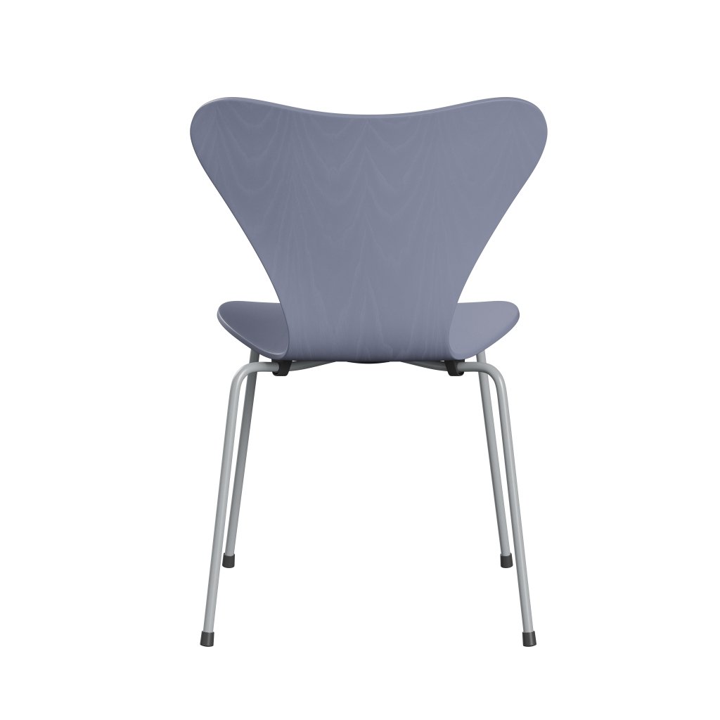 Židle Fritz Hansen 3107 Unuppolstered, Silver Grey/Dared Ash Lavender Blue