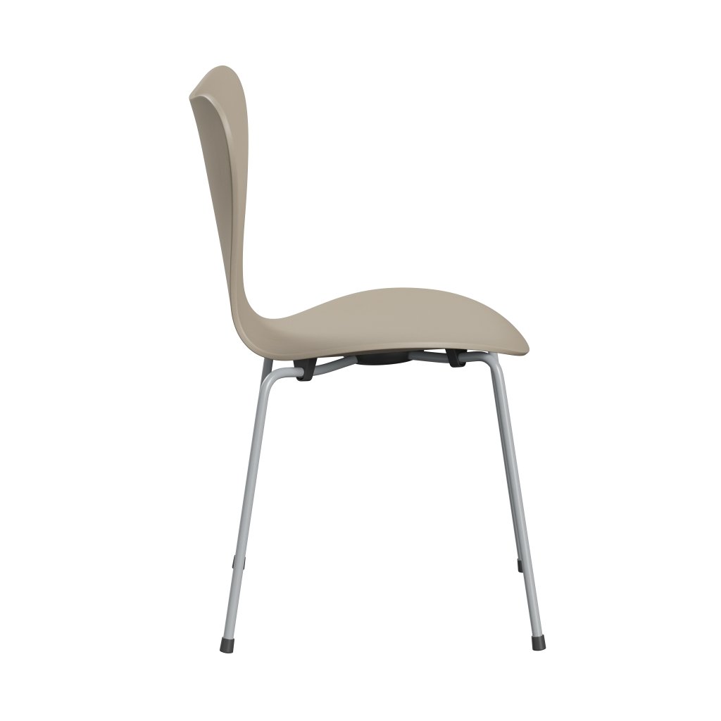 Židle Fritz Hansen 3107 Unuppolstered, Silver Grey/Dared Ash Light Beige