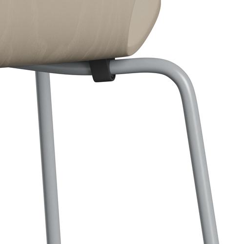 Židle Fritz Hansen 3107 Unuppolstered, Silver Grey/Dared Ash Light Beige