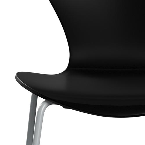 Fritz Hansen 3107 Židle Unuppolstered, Silver Grey/Lacquered Black