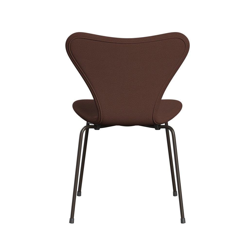 Fritz Hansen 3107 Chair Full Upholstery, Brown Bronze/Capture Brown/Light Pink