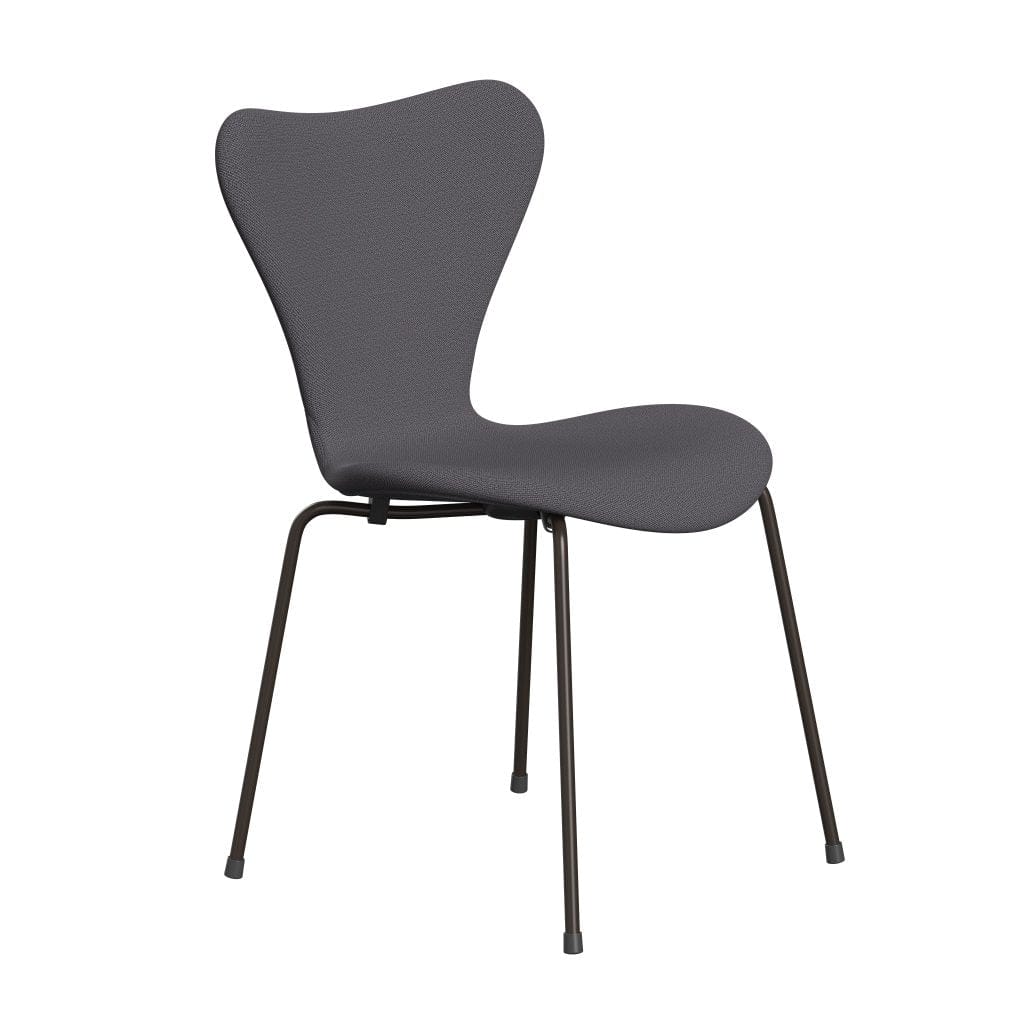 Fritz Hansen 3107 Chair Full Upholstery, Brown Bronze/Capture Dark Grey