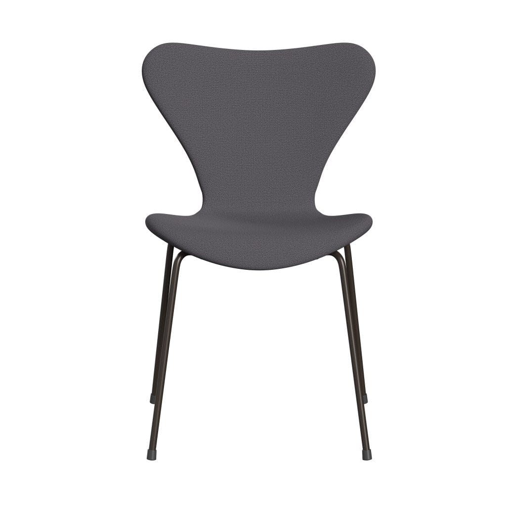 Fritz Hansen 3107 Chair Full Upholstery, Brown Bronze/Capture Dark Grey