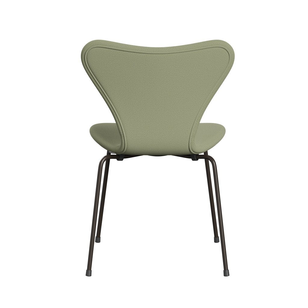 Fritz Hansen 3107 židle plné čalounění, Brown Bronz/Capture Soft Green