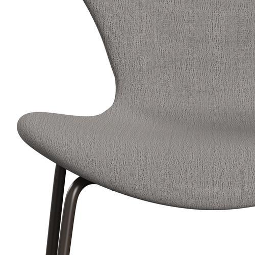 Fritz Hansen 3107 Židle plné čalounění, Brown Bronze/Christianshavn Beige