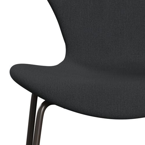 Fritz Hansen 3107 Chair Full Upholstery, Brown Bronze/Christianshavn Grey