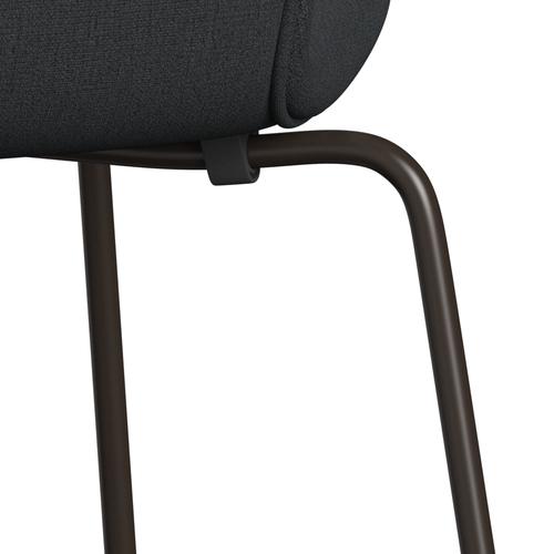 Fritz Hansen 3107 Chair Full Upholstery, Brown Bronze/Christianshavn Grey