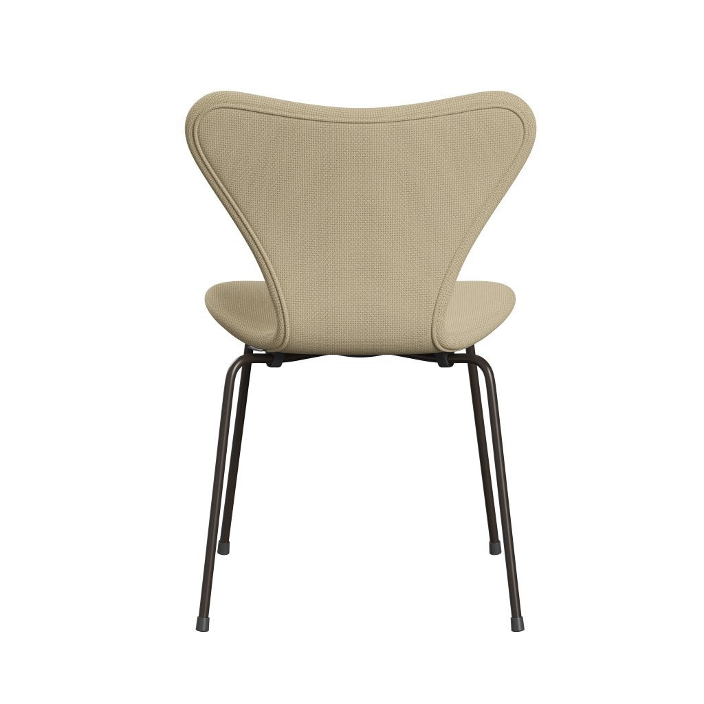 Fritz Hansen 3107 Židle plné čalounění, Brown Bronz/Diablo Ivory