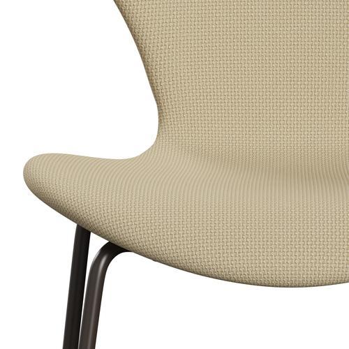 Fritz Hansen 3107 Židle plné čalounění, Brown Bronz/Diablo Ivory