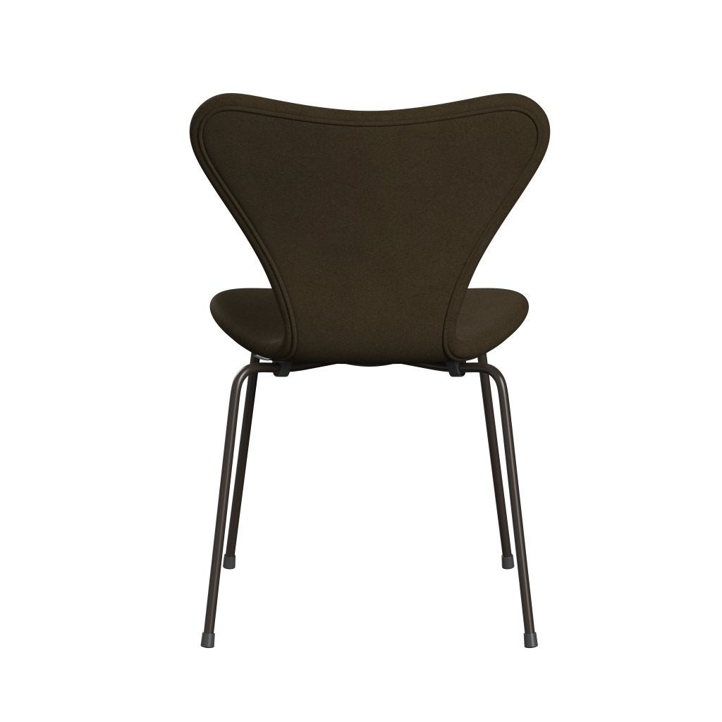 Fritz Hansen 3107 Židle plné čalounění, Brown Bronze/Divina Brown (Div984)