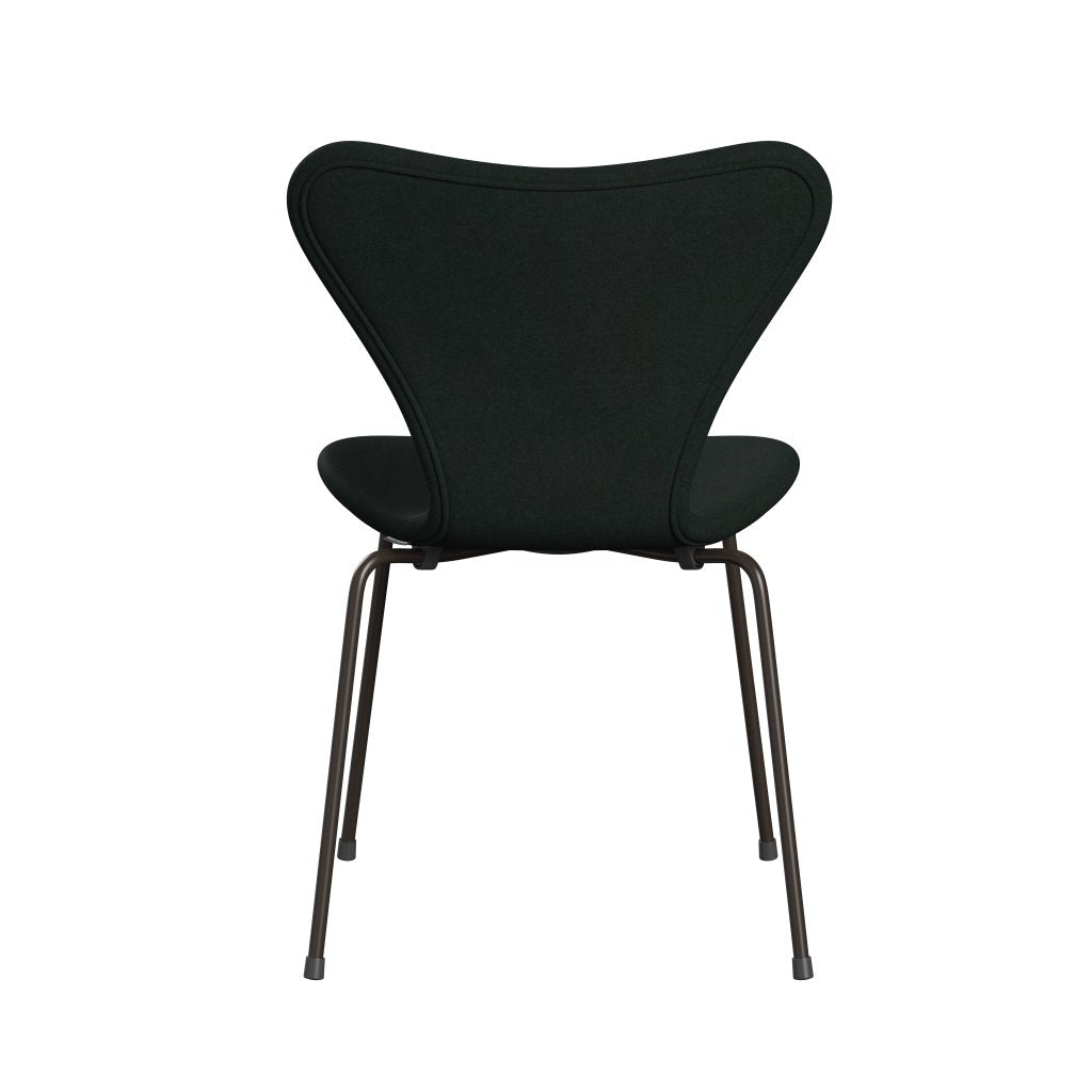 Fritz Hansen 3107 židle plné čalounění, Brown Bronze/Divina Charcoal