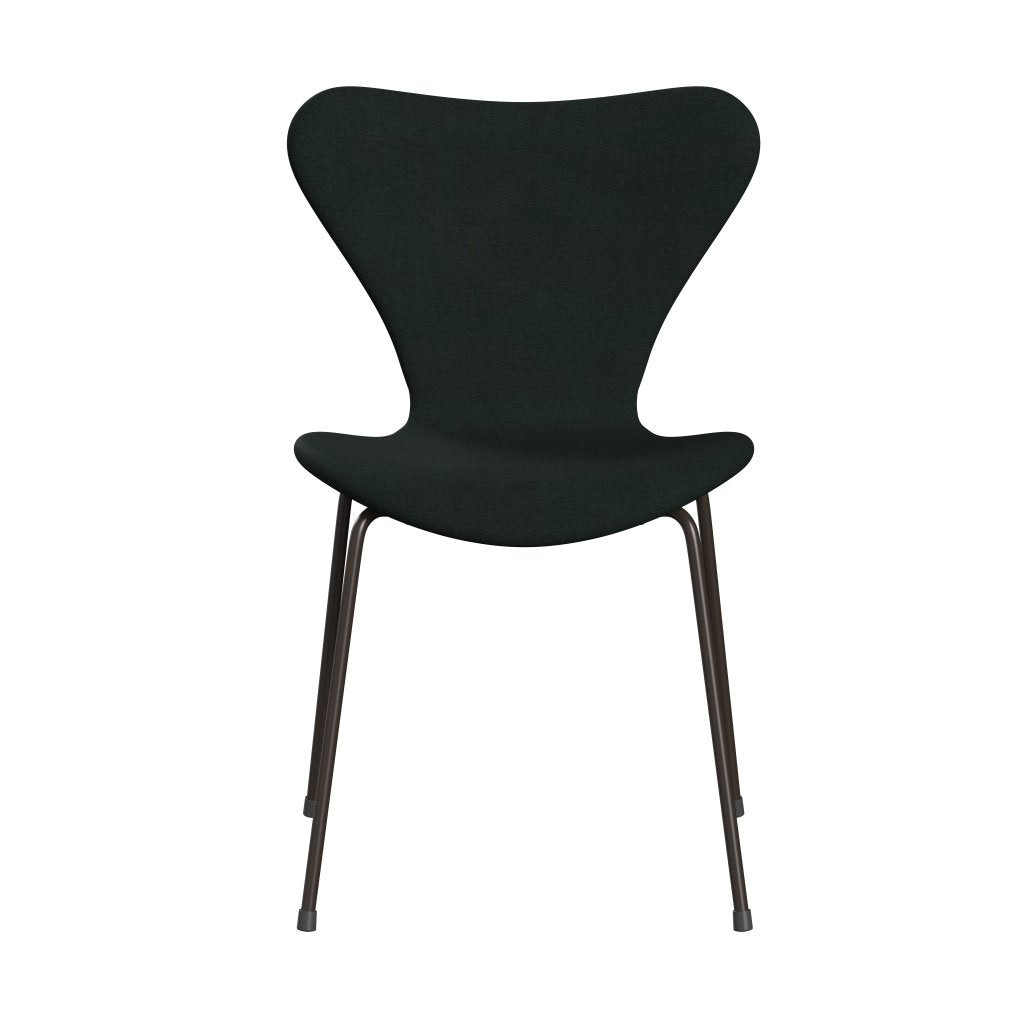 Fritz Hansen 3107 židle plné čalounění, Brown Bronze/Divina Charcoal