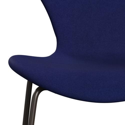 Fritz Hansen 3107 židle plné čalounění, Brown Bronze/Divina Violet Dark (Div684)