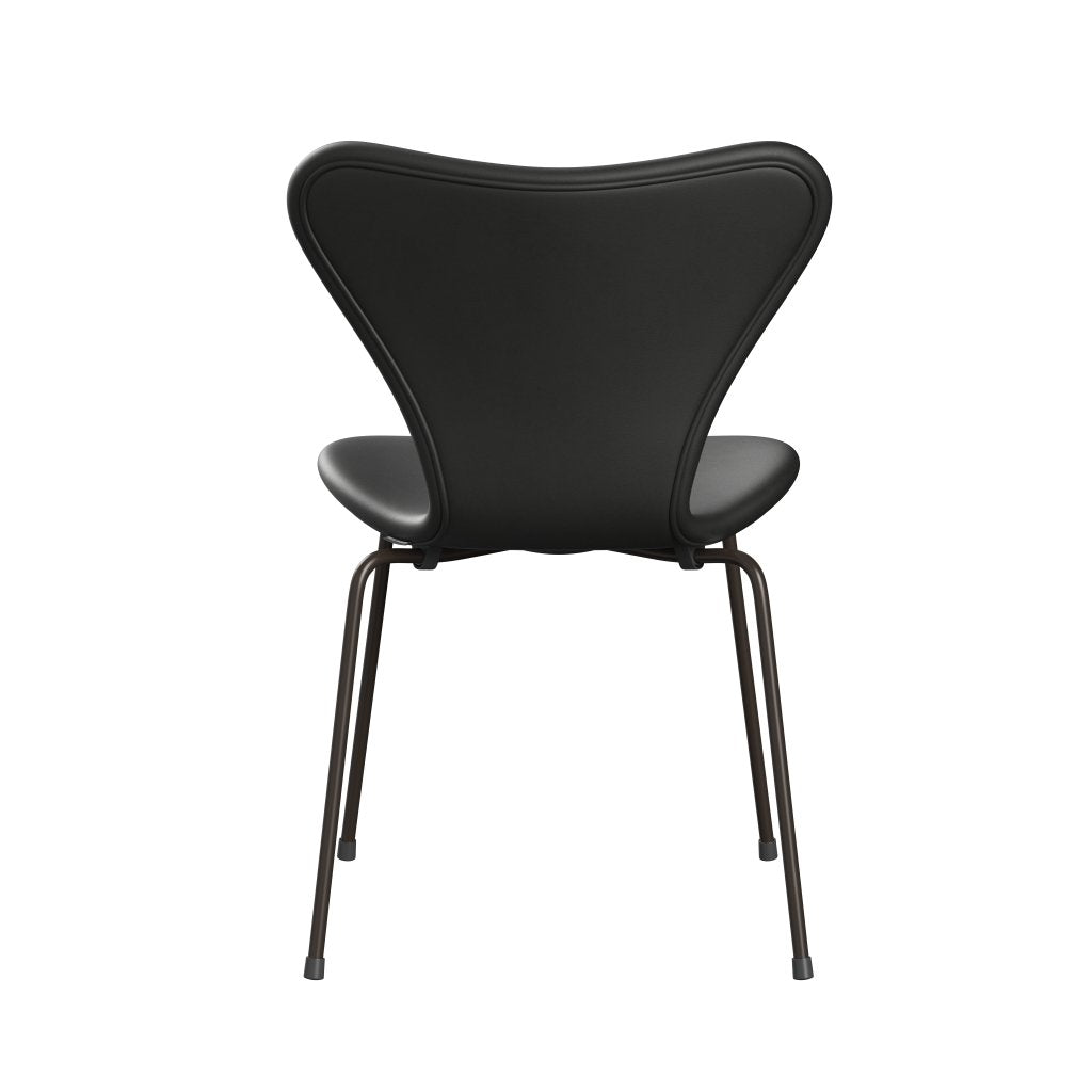 Fritz Hansen 3107 Chair Full Upholstery, Brown Bronze/Essential Black